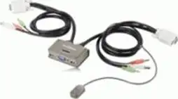 Edimax KVM EK-2U2CA 2portUSBswitch,Audio,s kabl