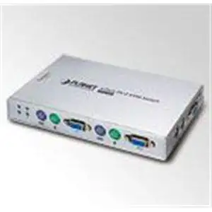 Planet KVM-403, 4-Port PS2 KVM Switch with 1.8 Meter Cables (4 pieces)