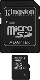 Memorijska kartica MicroSD 4GB Kingston microSDHC, Class10