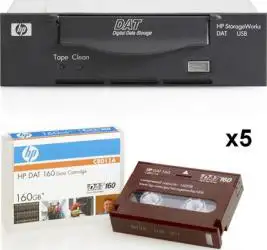 TAPE HP DAT160 USB INT + 5 TAPES