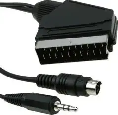 CC ICIDU SCART kabel video/audio,5m, S-Video+3,5mm - Scart