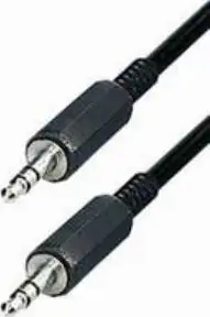 Transmedia A51-5L, Connector Kabel, 3,5 mm stereo plug - 3,5 mm stereo plug, 5.0 m