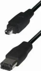 Kabel firewire Transmedia VD 2-2L, 1x 4 pin na 1x 6 pin, 2m