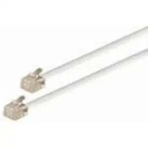Transmedia T 19-3 , Telefonski RJ11 Kabel, Crna boja 3m, Western 6 4-priklju ak na Western6 4-p