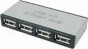 Transmedia C156-ALL, Vanjski USB 2.0 Mini Hub, 4x USB type A jack na USB mini jack, mini alumijsko