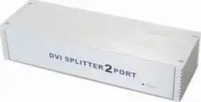 Transmedia CS8-2AL, DVI Splitter, 2way, 3x DVI jack 24+5 pin the picture of one connected PC ca