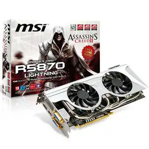 MSI VGA R5870 Lightning 1GB D5 900/4800MHz HDMI+2xDVI+DP 2Sl