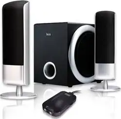 Zvučnici Hercules XPS 2.1 20 - Exclusive design incorporating the maximum volume of air, giving the