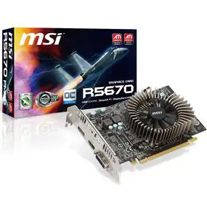 Grafička kartica MSI R5670, GDDR5, 1GB, 128bit, HDMI, DP, OC