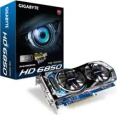 Grafička kartica Gigabyte PCI-E ATI Radeon HD6850 1GB GDDR5/256-bit, CRT (adapter)/DVI-D, DVI-I/Disp