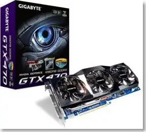 Grafička kartica Gigabyte GeForce GTX470 1280MB GDDR5/320-bit, PCIe, CRT (adapter)/2×Dual-link DVI-I