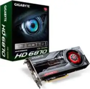 GigaByte ATI Radeon HD6870 1GB GDDR5/256-bit, PCIe, CRT (adapter)/DVI-I,DVI-D/Display Port/HDMI/HDCP