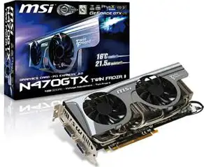 Grafička kartica MSI PCI-E nVidia GeForce N470GTX,1GB DDR5, 320bit,TWIN FROZ