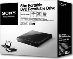 Eksterni optički uređaj SONY DRX S77U External slim DVDRW Black