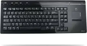 Tipkovnica Logitech Cordless MediaboardPro for PS3, Crna