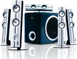 Hercules XPS 5.1 70 - 5.1 speaker kit composed of 1 wooden subwoofer and 5 satellites. Exclusive He