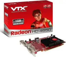 Grafička kartica VTX 3D PCI-E ATI Radeon HD4650 1GB, DVI