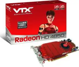 Grafička kartica VTX PCI-E Radeon HD4850 512MB , DVI , D-SUB , HDTV