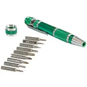 Roline Precision Screwdriver Set 9-in-1, Aluminium