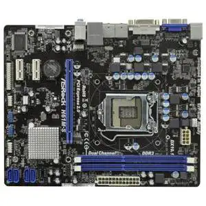 Matična ploča s1155 Asrock H61M-S - Intel H61, M-ATX, Solid Capacitor for CPU power,l 2xDDR3