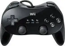 Gamepad Nintendo Wii Classic Controller Pro Black