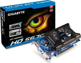 Grafička kartica Gigabyte HD5670, 1GB GDDR3, 2xDVI, PCI-E