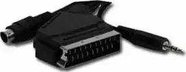 Adapter Scart-3m->S-video+audio
