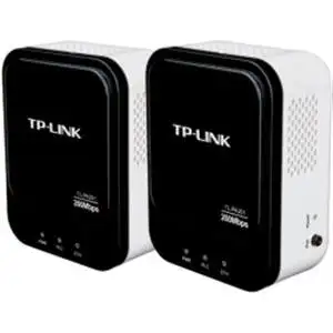 Powerline Ethernet adapter TP-Link TL-PA211SK Powerline Ethernet Adapter 200Mbps, Plug(EU/UK/AU), Homeplug AV, Twin Pack