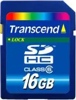 Memorijska kartica SD 16 GB Transcend HC Class 6
