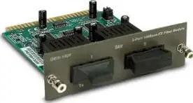 NET SWC DLK DES-102F, D-LINK, Modul za switch, 2- portni 100BaseFX (SC) Modul za switch (DES-10