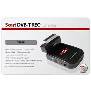NotOnlyTV Scart digitalni TV tuner DVB-T Rec3 MPEG-2