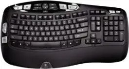 Tipkovnica Logitech Wireless Keyboard K350, USB, Crna, US