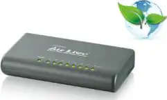 AirLive LIVE-8F • 8 Port 10/100 Switch u mini kučištu
