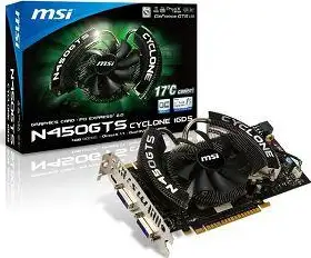 Grafička kartica MSI PCI-E nVidia GeForce N450, Cyclone,1GB DDR5, 2DVI, HDMI, DX11