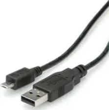 USB kabel 1,8m, AM - micro, Roline, crni
