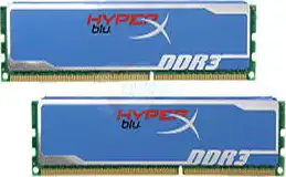 Memorija DDR3 1600MHz 4GB Kingston HyperX Blu HS Non-ECC CL9 DIMM, KHX1600C9D3B1K2/4GX