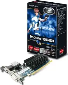 Grafička kartica Sapphire PCI-E ATI Radeon HD6450, 1GB DDR3, HDMI, DVI-D, VGA
