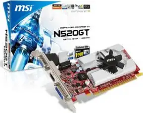 Grafička kartica MSI GTX520, 1024MB DDR3, LowProfile