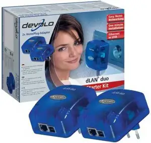 Powerline Ethernet adapter Devolo dLAN duo Starter Kit
