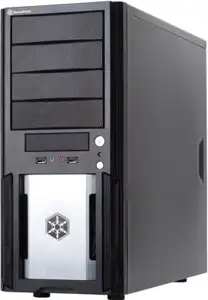Kućište Silverstone Precision PS02B, Midi Tower, Black