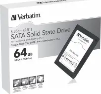 SSD SATA II 64 GB Verbatim Black Edition, 2,5