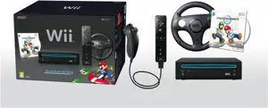 Nintendo Wii Mario Kart pack Black konzola