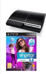 SONY PS3 160 GB + Singstar dance
