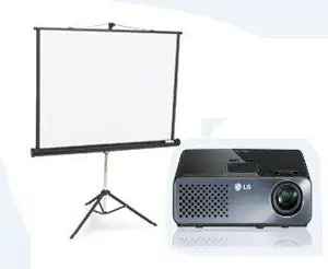 PROJEKTOR LG HW300G + PPL 80'' na stalku