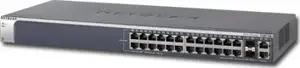 Switch NETGEAR FSM726 (24 x 10/100Mbps, 2 x 10/100/1000Mbps, 2 SFP Slots, DHCP Server Built-in, Radius/TACACS+, MAC address filtering)