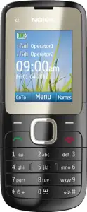 Mobitel Nokia C2-00 Dual sim JET BLACK