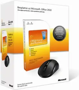 PKC Office Home and Business 2010 Croatian + Wir. mob mouse 4000, T5D-01303