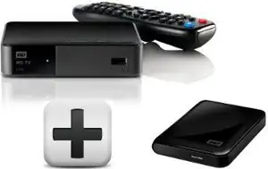 Media player WDTV Live + eksterni HDD WD Passport Essential 500GB