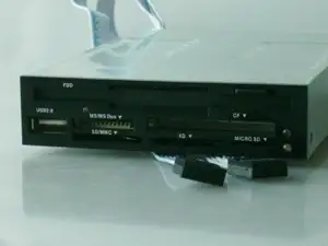 Floppy drive + čitač kartica, 2x9 pinski