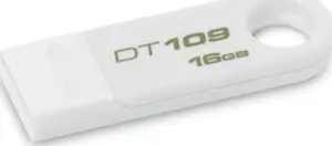 USB stick 16GB Kingston Data Traveler 109W, White